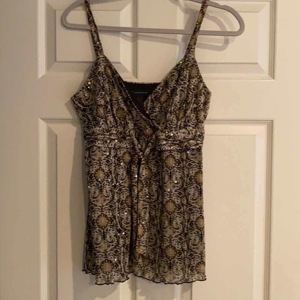 Beautiful summer top with sparkle